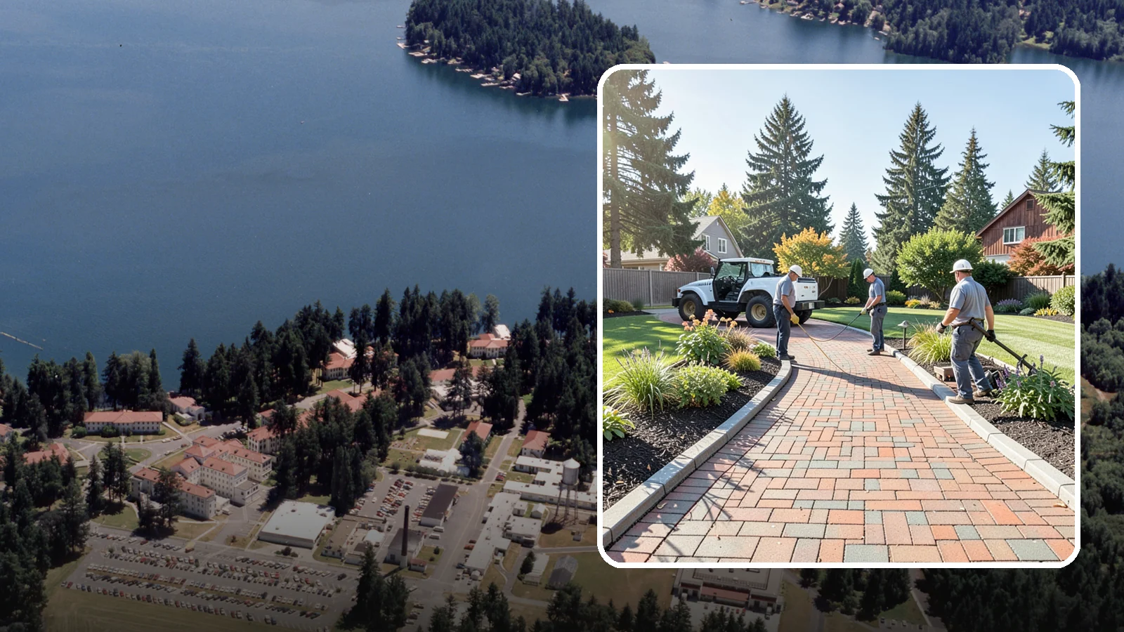 Brick Paver Installation in Lakewood, Pierce County, WA - Classic clay brick pavers that hold their color for decades, ideal for traditional PNW walkways, courtyards, and garden paths.