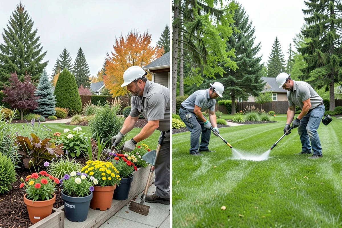 Brick Paver Installation in Maple Valley, King County, WA - Lay out patterns and confirm drainage grade