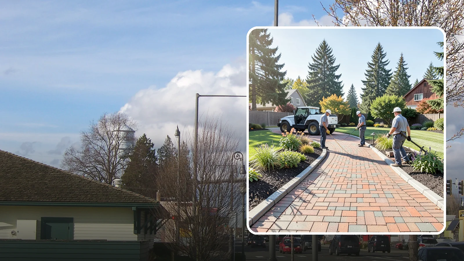 Brick Paver Installation in Marysville, Snohomish County, WA - Classic clay brick pavers that hold their color for decades, ideal for traditional PNW walkways, courtyards, and garden paths.