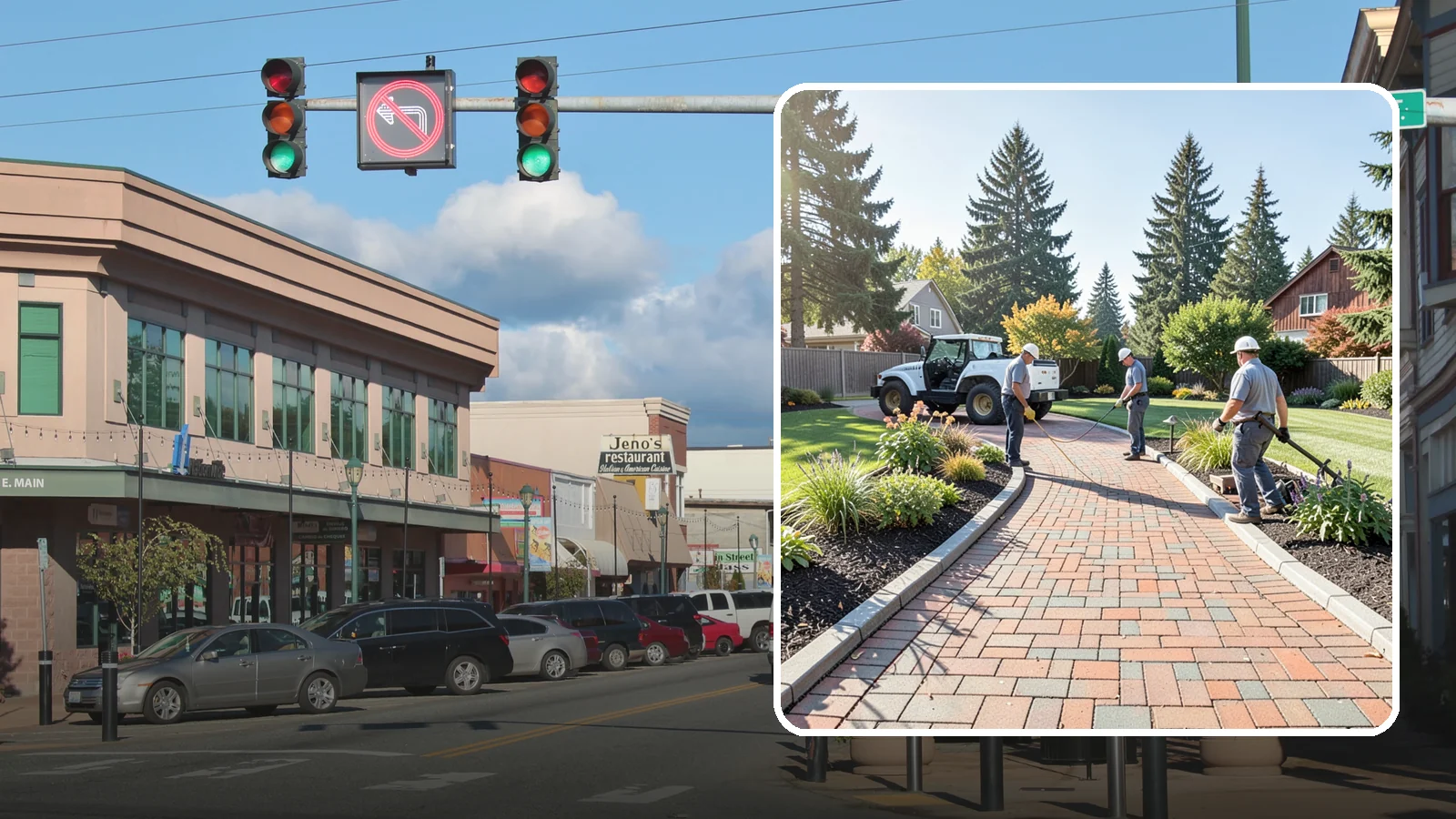 Brick Paver Installation in Monroe, Snohomish County, WA - Classic clay brick pavers that hold their color for decades, ideal for traditional PNW walkways, courtyards, and garden paths.