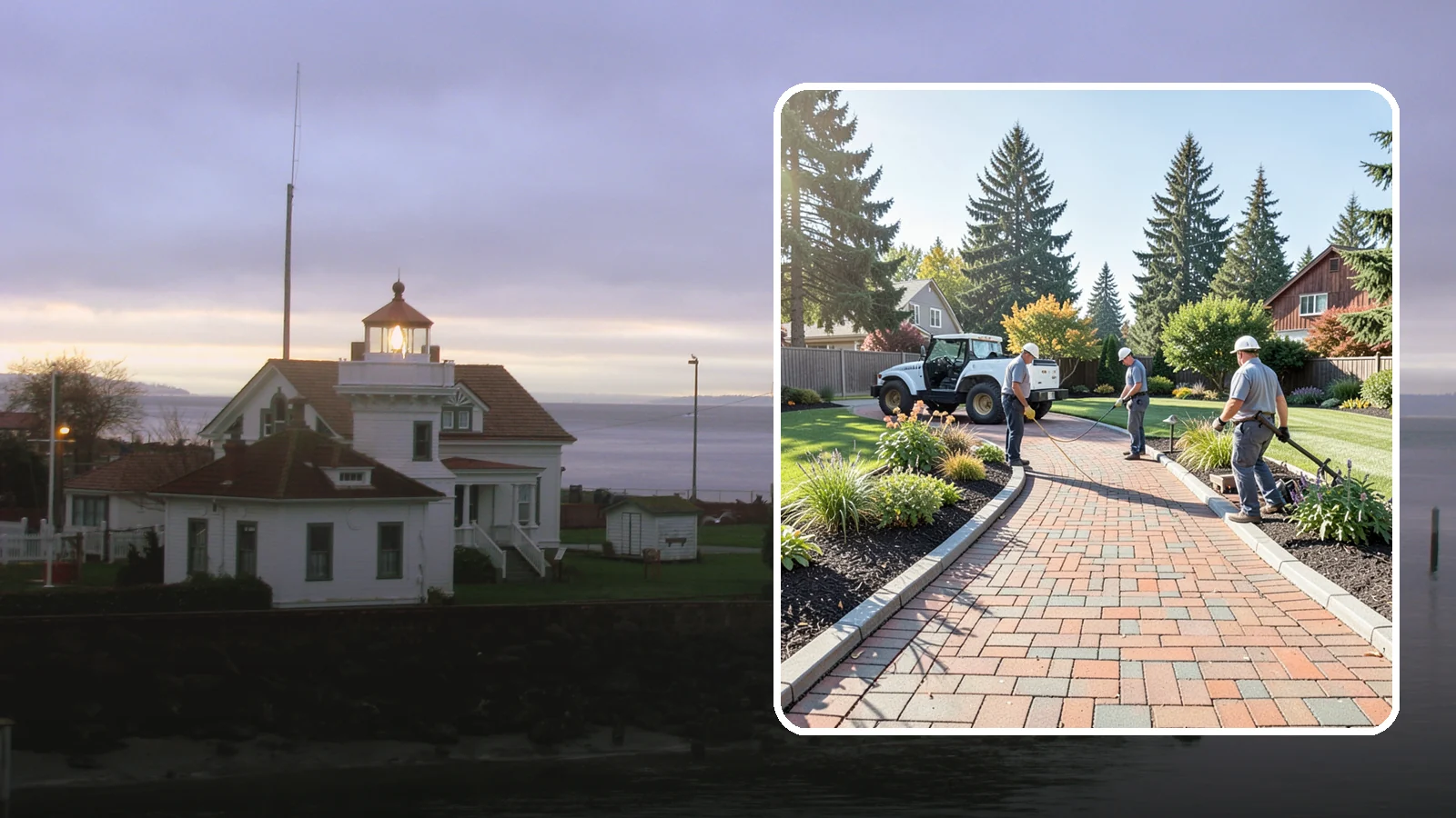 Brick Paver Installation in Mukilteo, Snohomish County, WA - Classic clay brick pavers that hold their color for decades, ideal for traditional PNW walkways, courtyards, and garden paths.