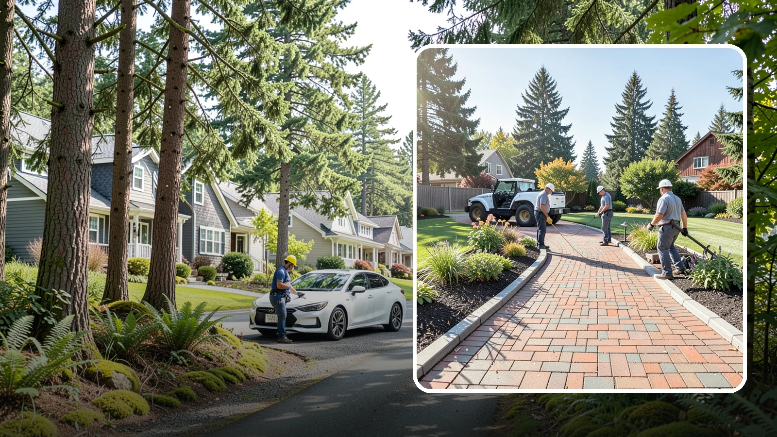 Brick Paver Installation in Normandy Park, King County, WA - Classic clay brick pavers that hold their color for decades, ideal for traditional PNW walkways, courtyards, and garden paths.