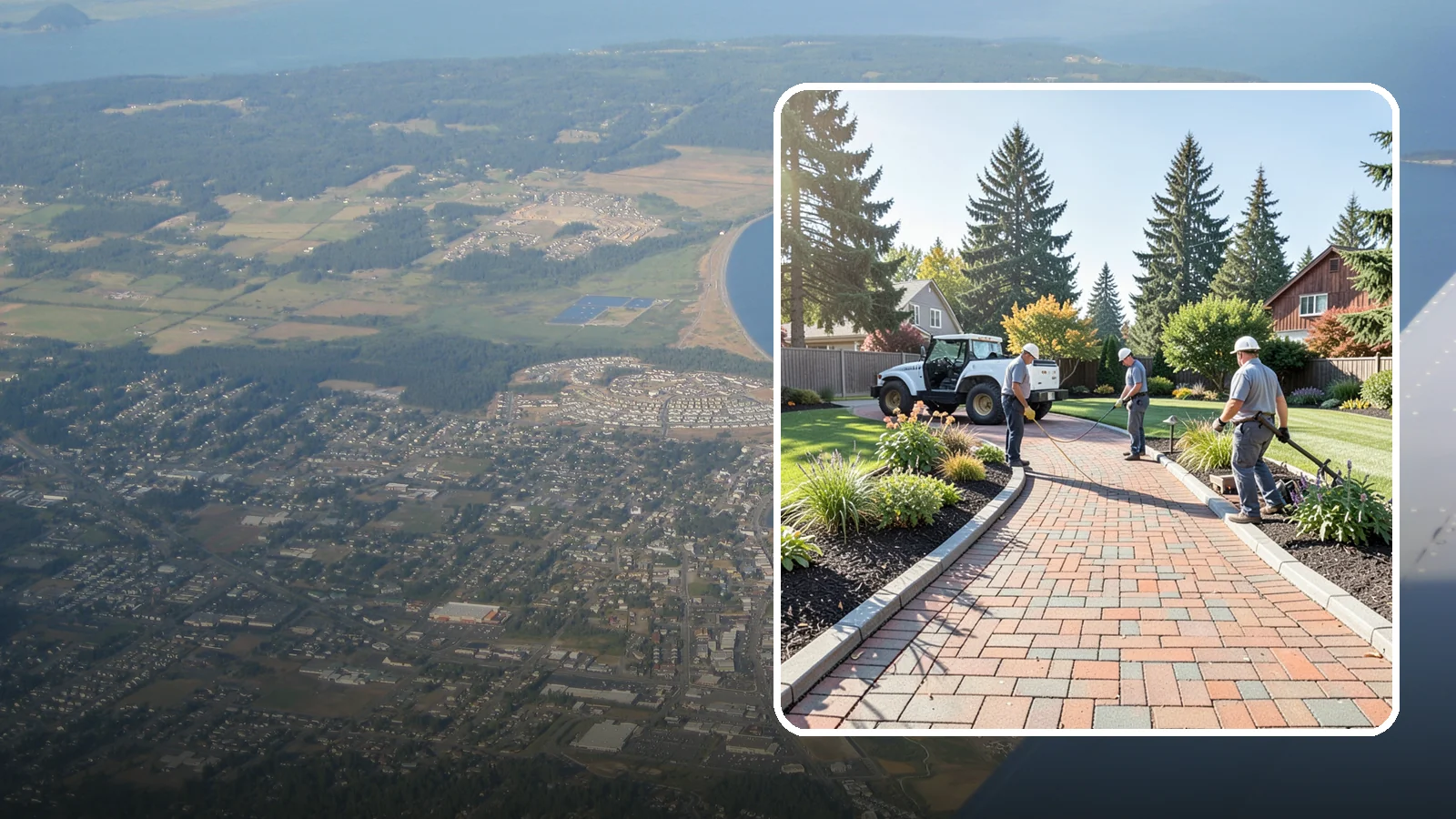 Brick Paver Installation in Oak Harbor, Island County, WA - Classic clay brick pavers that hold their color for decades, ideal for traditional PNW walkways, courtyards, and garden paths.