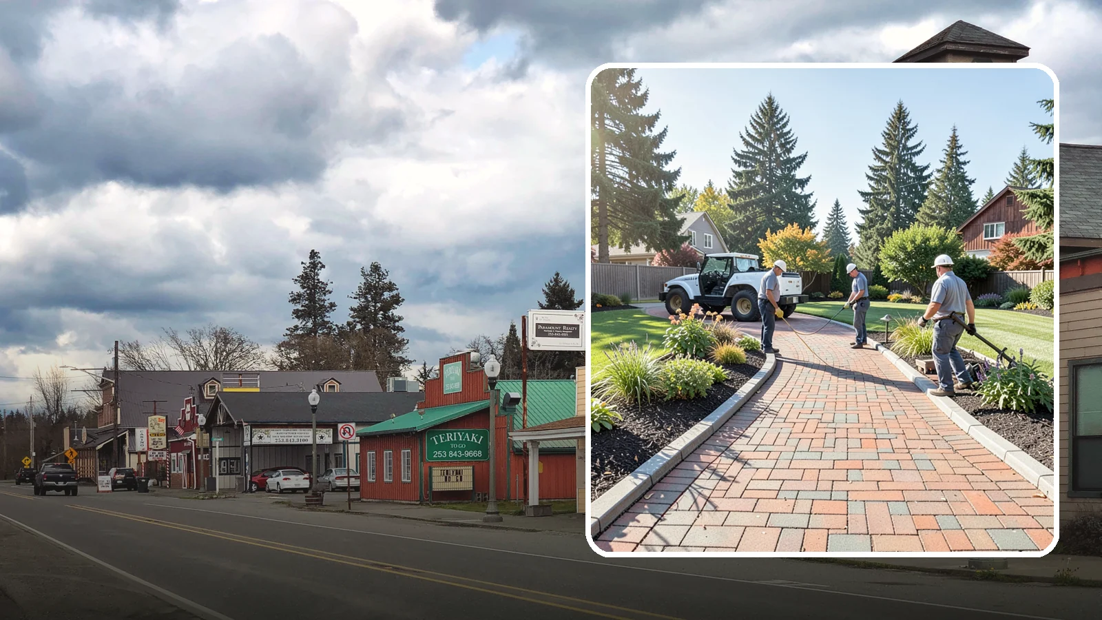 Brick Paver Installation in Roy, Pierce County, WA - Classic clay brick pavers that hold their color for decades, ideal for traditional PNW walkways, courtyards, and garden paths.