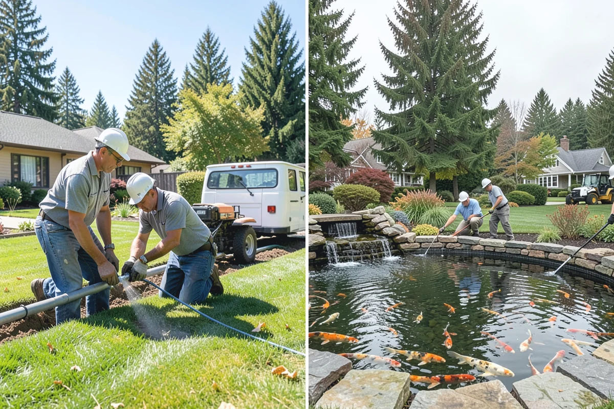 Brick Paver Installation in Roy, Pierce County, WA - Lay out patterns and confirm drainage grade