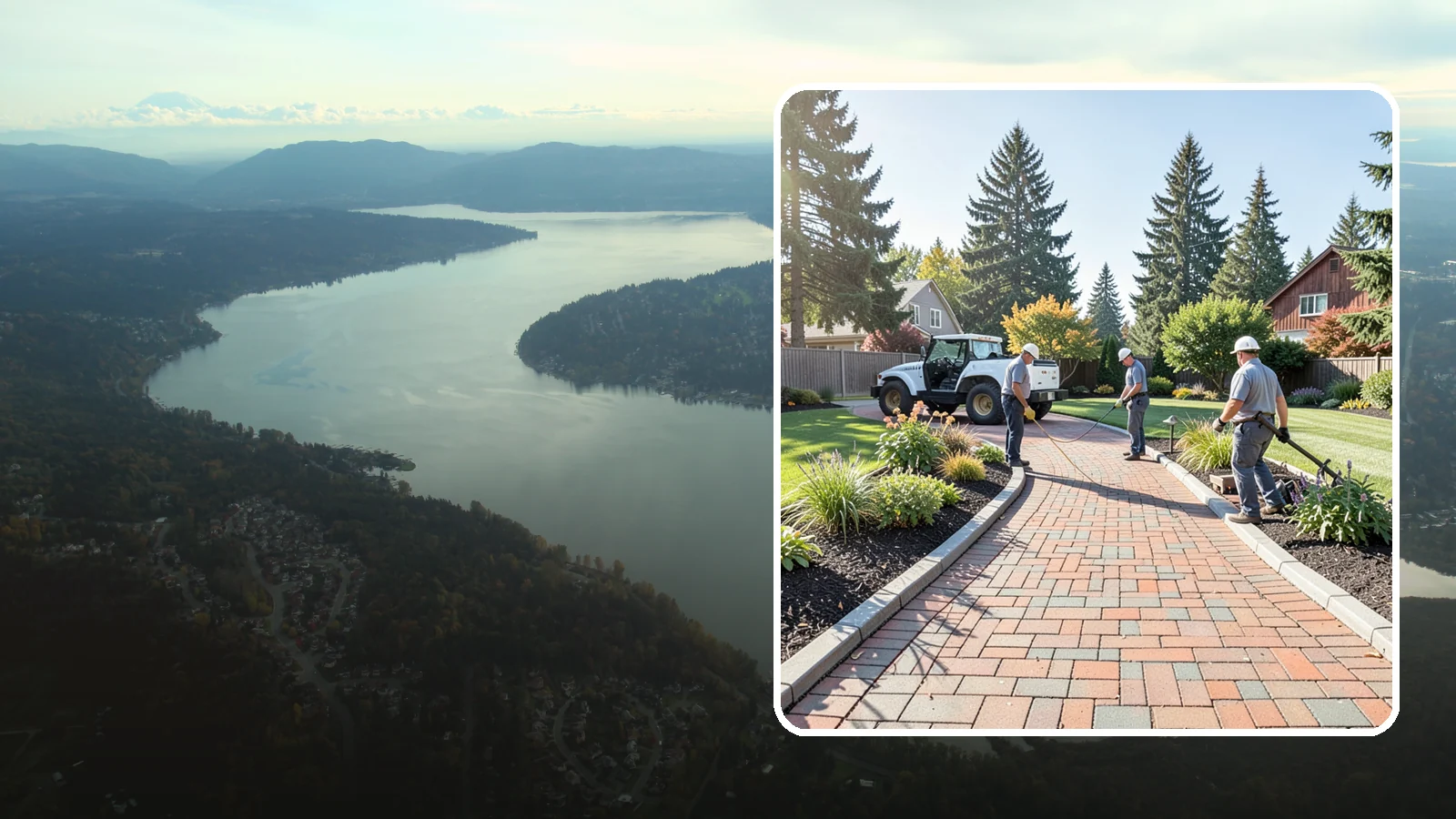 Brick Paver Installation in Sammamish, King County, WA - Classic clay brick pavers that hold their color for decades, ideal for traditional PNW walkways, courtyards, and garden paths.