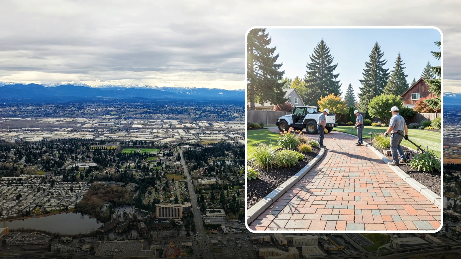 Brick Paver Installation in SeaTac, King County, WA - Classic clay brick pavers that hold their color for decades, ideal for traditional PNW walkways, courtyards, and garden paths.