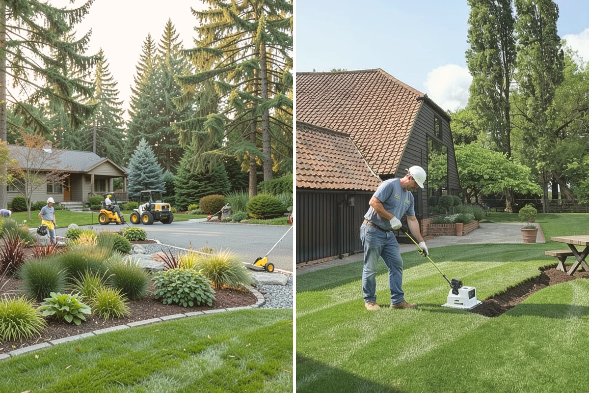 Brick Paver Installation in Snohomish, Snohomish County, WA - Lay out patterns and confirm drainage grade
