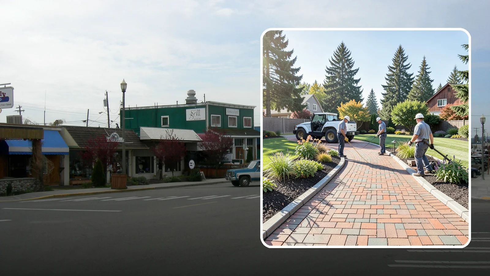 Brick Paver Installation in Stanwood, Snohomish County, WA - Classic clay brick pavers that hold their color for decades, ideal for traditional PNW walkways, courtyards, and garden paths.