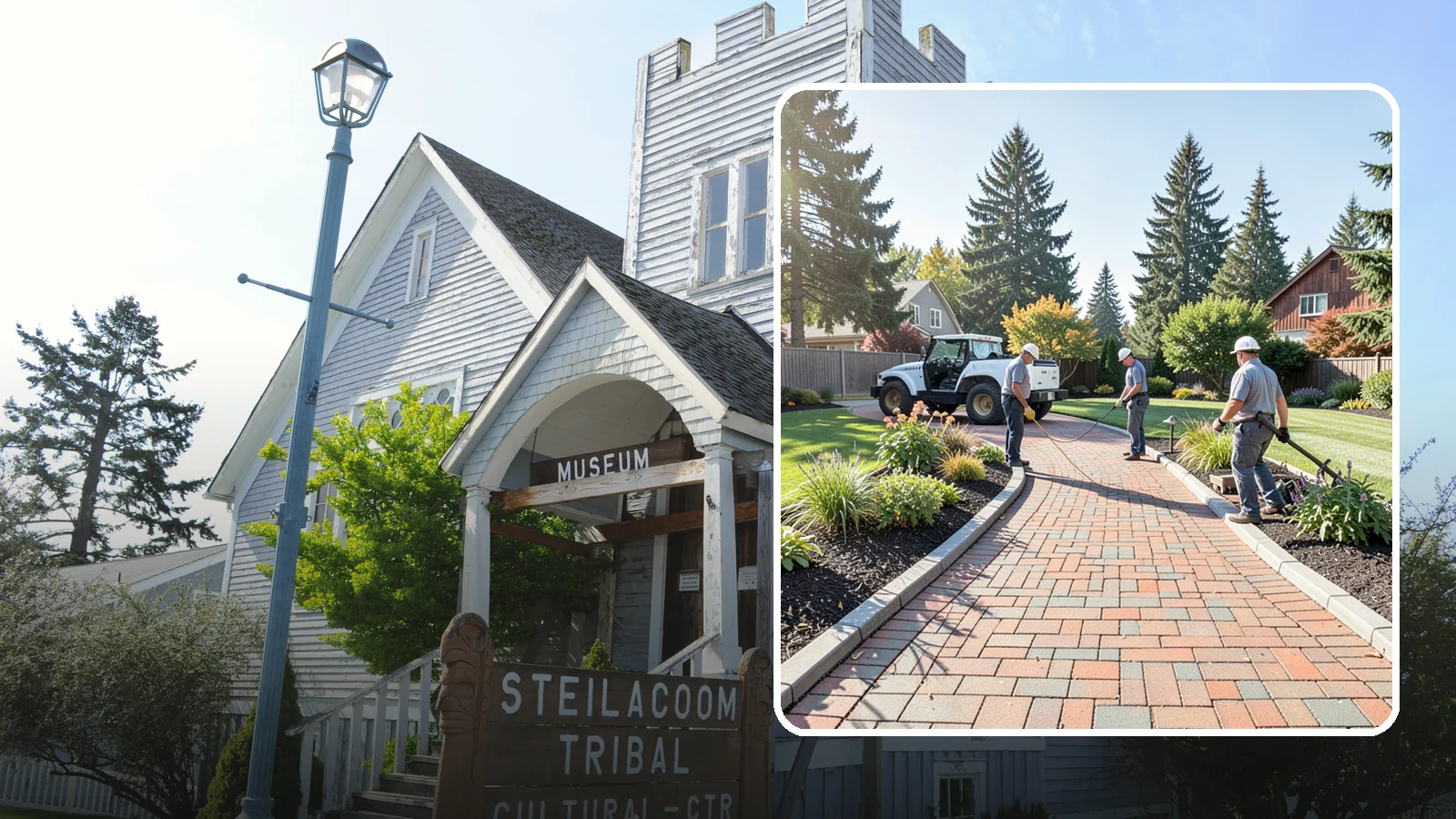 Brick Paver Installation in Steilacoom, Pierce County, WA - Classic clay brick pavers that hold their color for decades, ideal for traditional PNW walkways, courtyards, and garden paths.