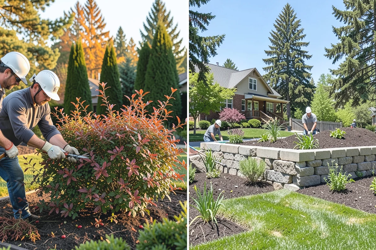 Brick Paver Installation in Woodinville, King County, WA - Lay out patterns and confirm drainage grade