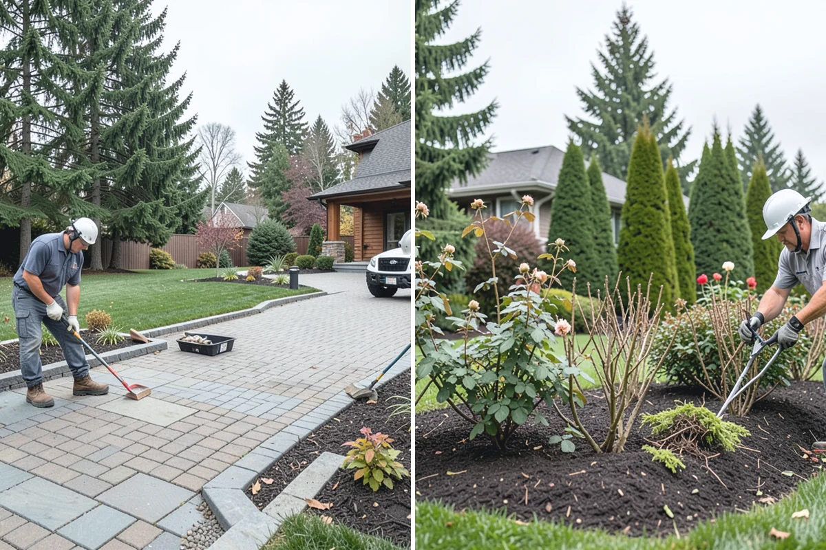 Brick Retaining Wall in Beaux Arts Village, King County, WA - Excavate and pour a reinforced concrete footing