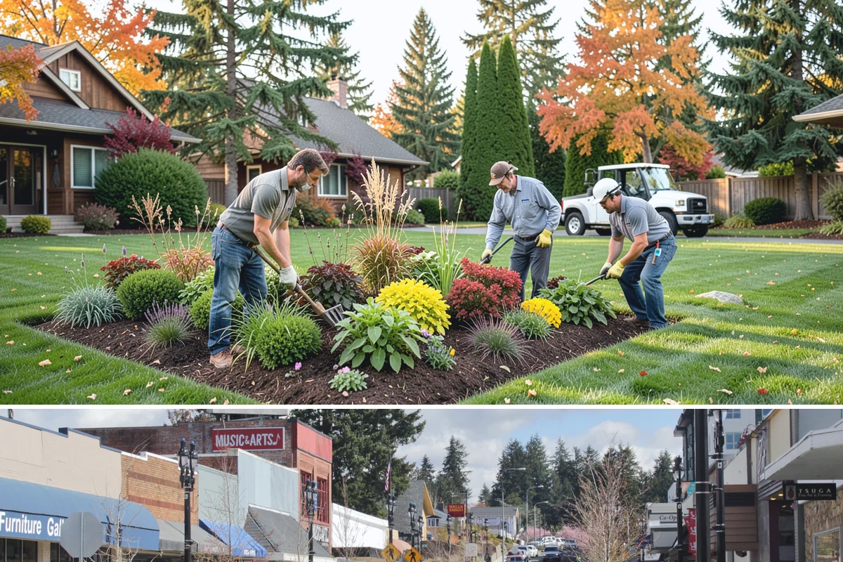 Brick Retaining Wall in Bothell, King County, WA - Best built in the drier spring and summer months so mortar cures reliably before the heavy Western Washington rains return.