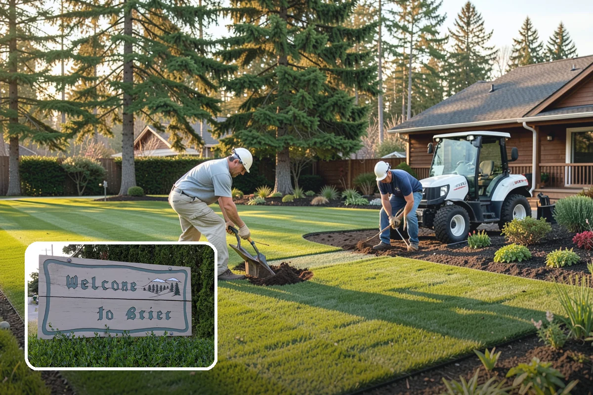 Brick Retaining Wall in Brier, Snohomish County, WA - Elegant, traditional curb appeal