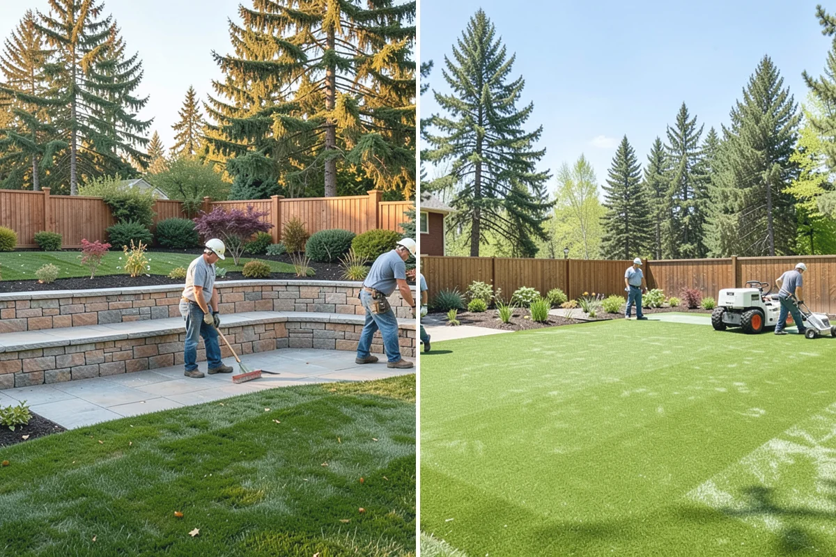 Brick Retaining Wall in Buckley, Pierce County, WA - Excavate and pour a reinforced concrete footing