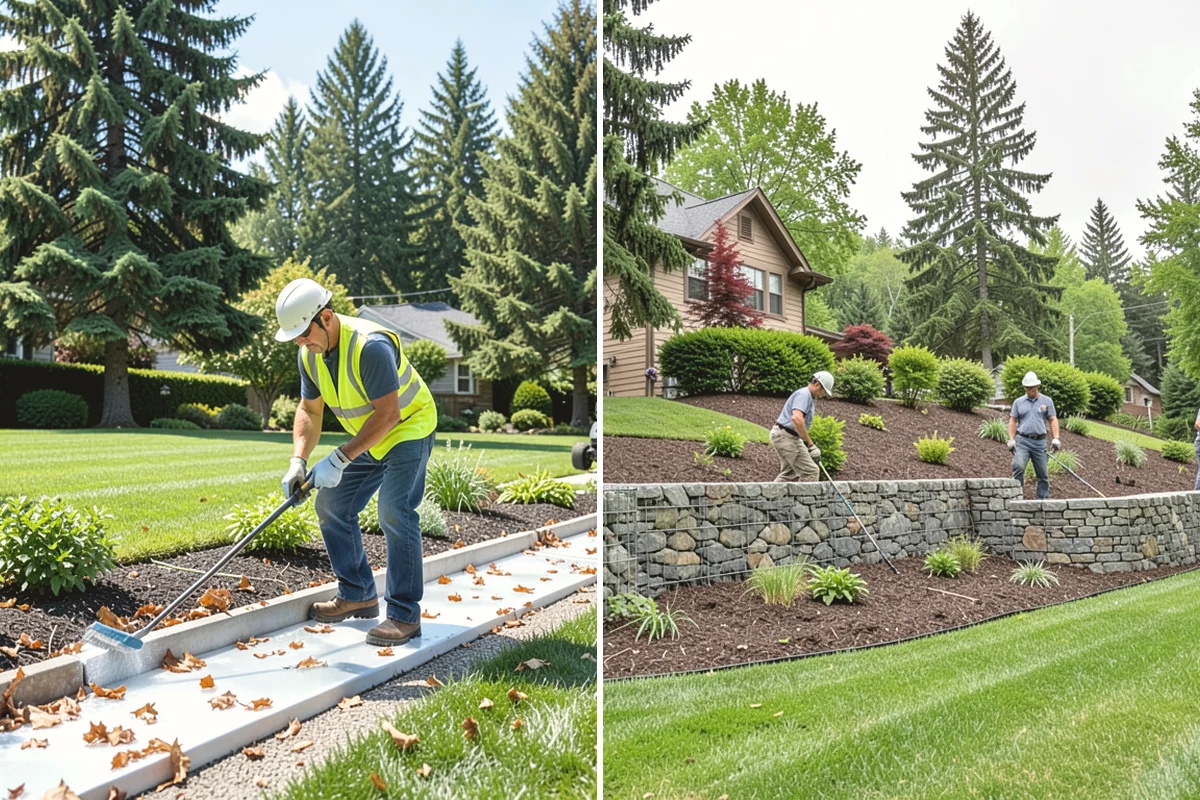 Brick Retaining Wall in Carnation, King County, WA - Excavate and pour a reinforced concrete footing
