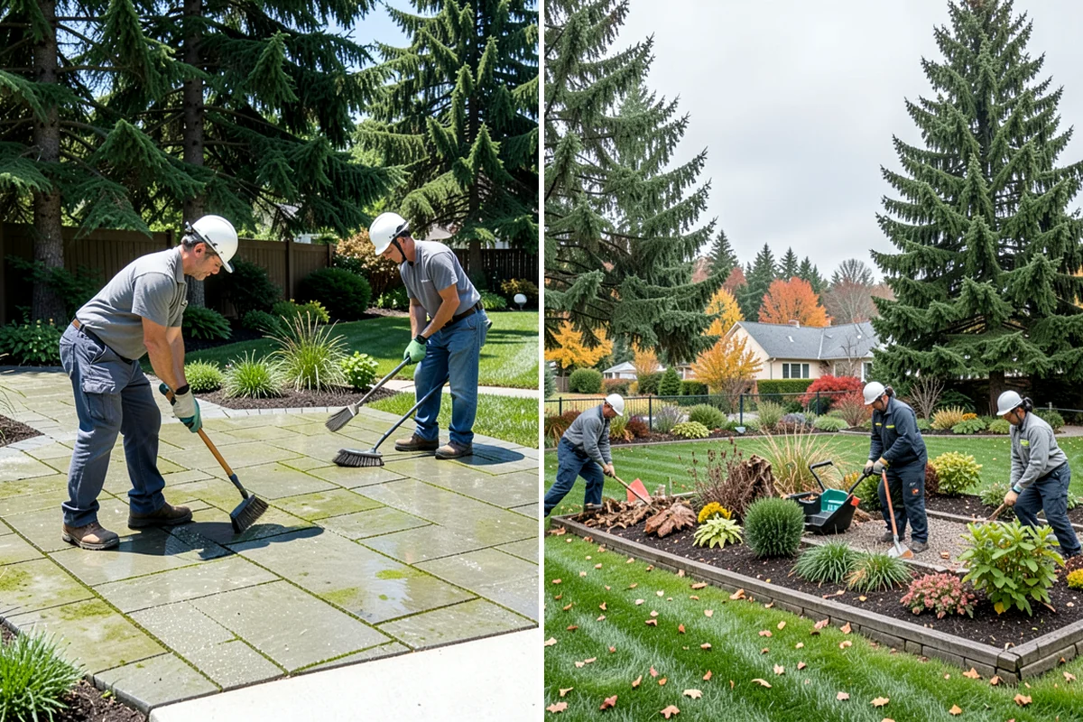 Brick Retaining Wall in Clyde Hill, King County, WA - Excavate and pour a reinforced concrete footing