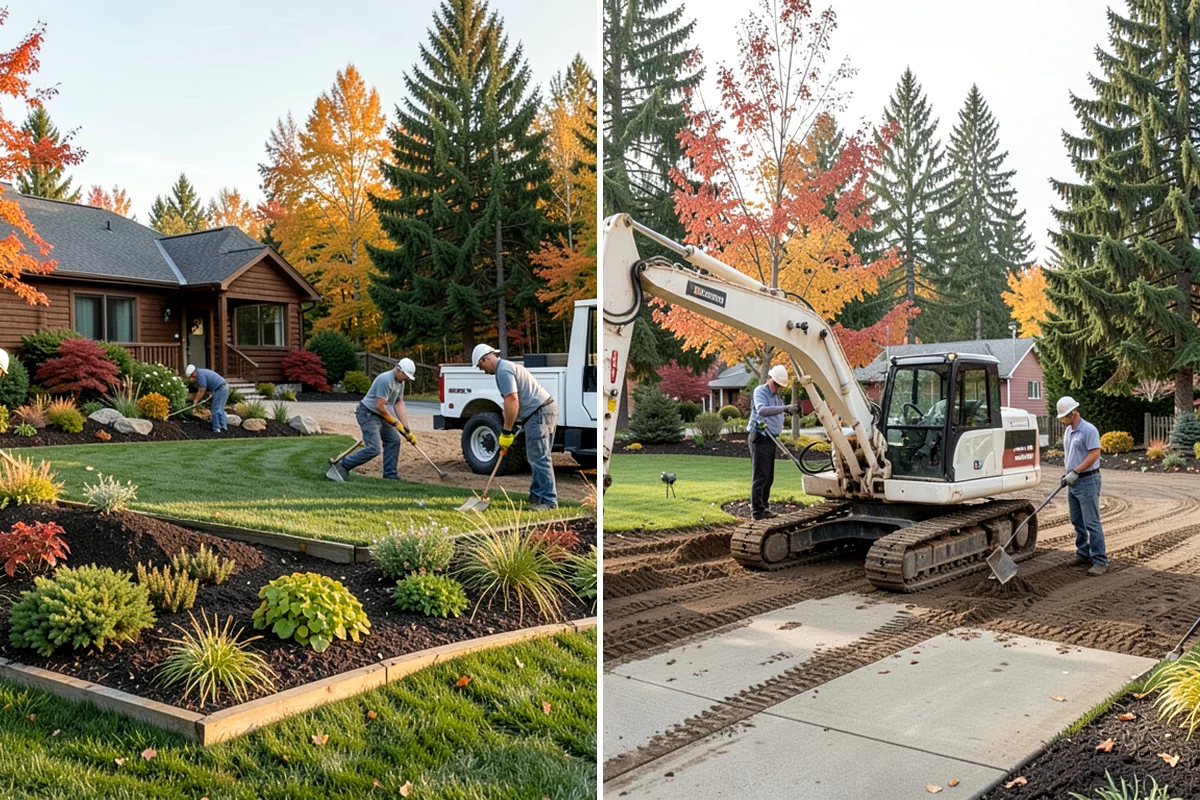 Brick Retaining Wall in Concrete, Skagit County, WA - Excavate and pour a reinforced concrete footing