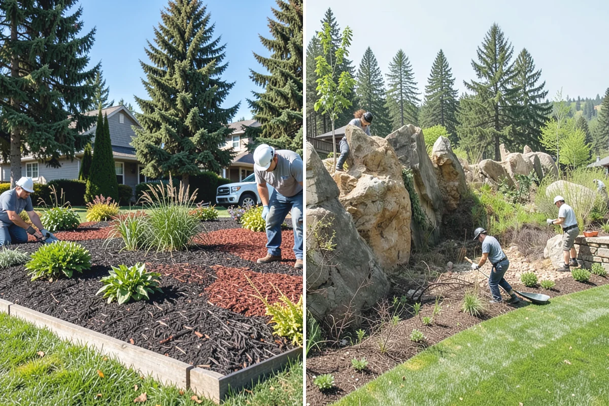 Brick Retaining Wall in Coupeville, Island County, WA - Excavate and pour a reinforced concrete footing