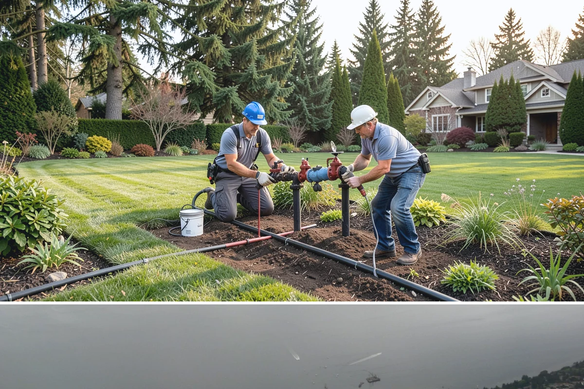 Brick Retaining Wall in Des Moines, King County, WA - Best built in the drier spring and summer months so mortar cures reliably before the heavy Western Washington rains return.