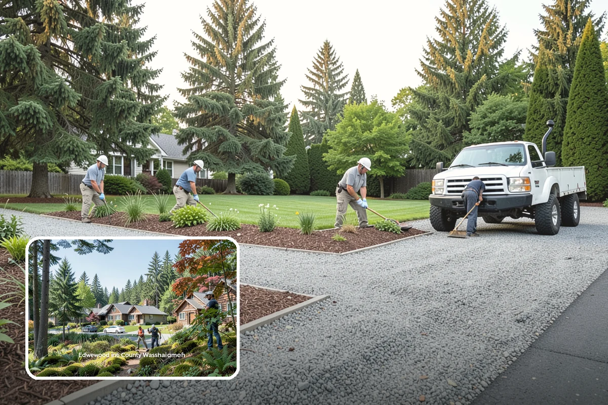 Brick Retaining Wall in Edgewood, Pierce County, WA - Elegant, traditional curb appeal