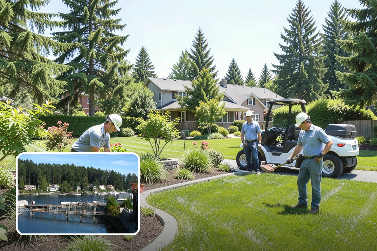 Brick Retaining Wall in Gig Harbor, Pierce County, WA - Elegant, traditional curb appeal
