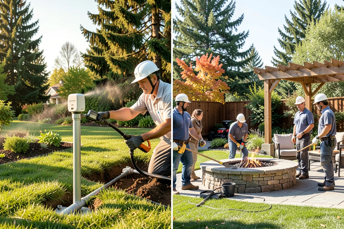 Brick Retaining Wall in Gig Harbor, Pierce County, WA - Excavate and pour a reinforced concrete footing