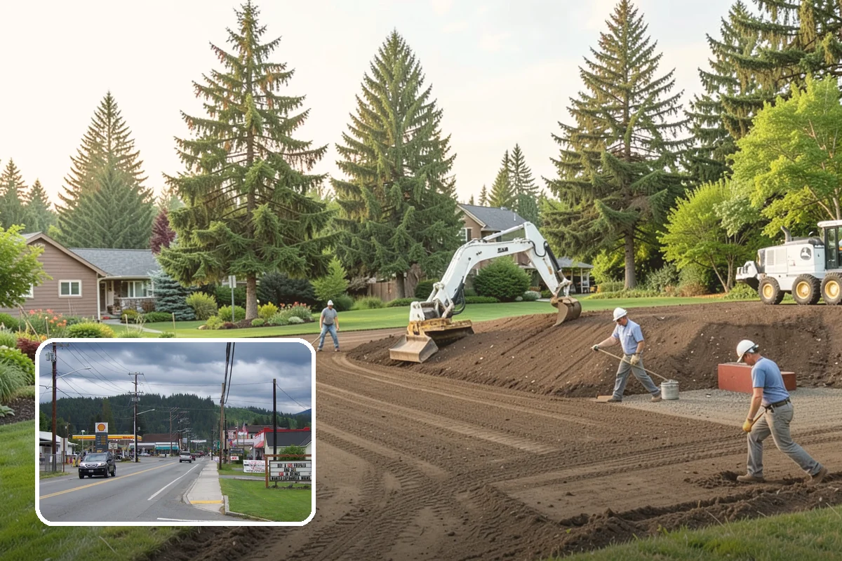 Brick Retaining Wall in Granite Falls, Snohomish County, WA - Elegant, traditional curb appeal