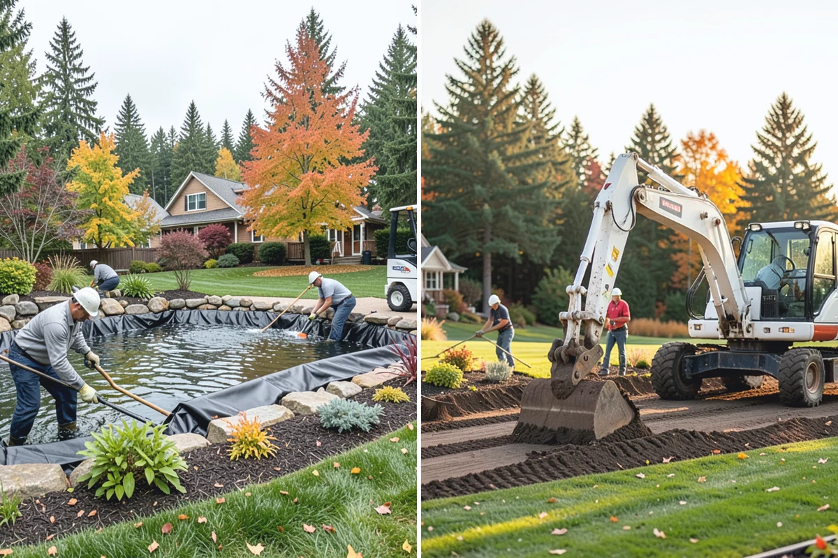 Brick Retaining Wall in Granite Falls, Snohomish County, WA - Excavate and pour a reinforced concrete footing
