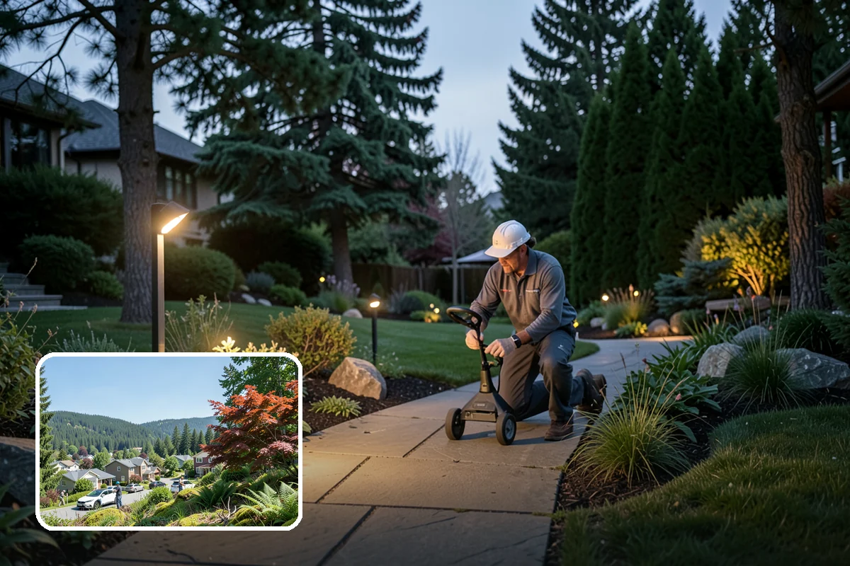 Brick Retaining Wall in Index, Snohomish County, WA - Elegant, traditional curb appeal