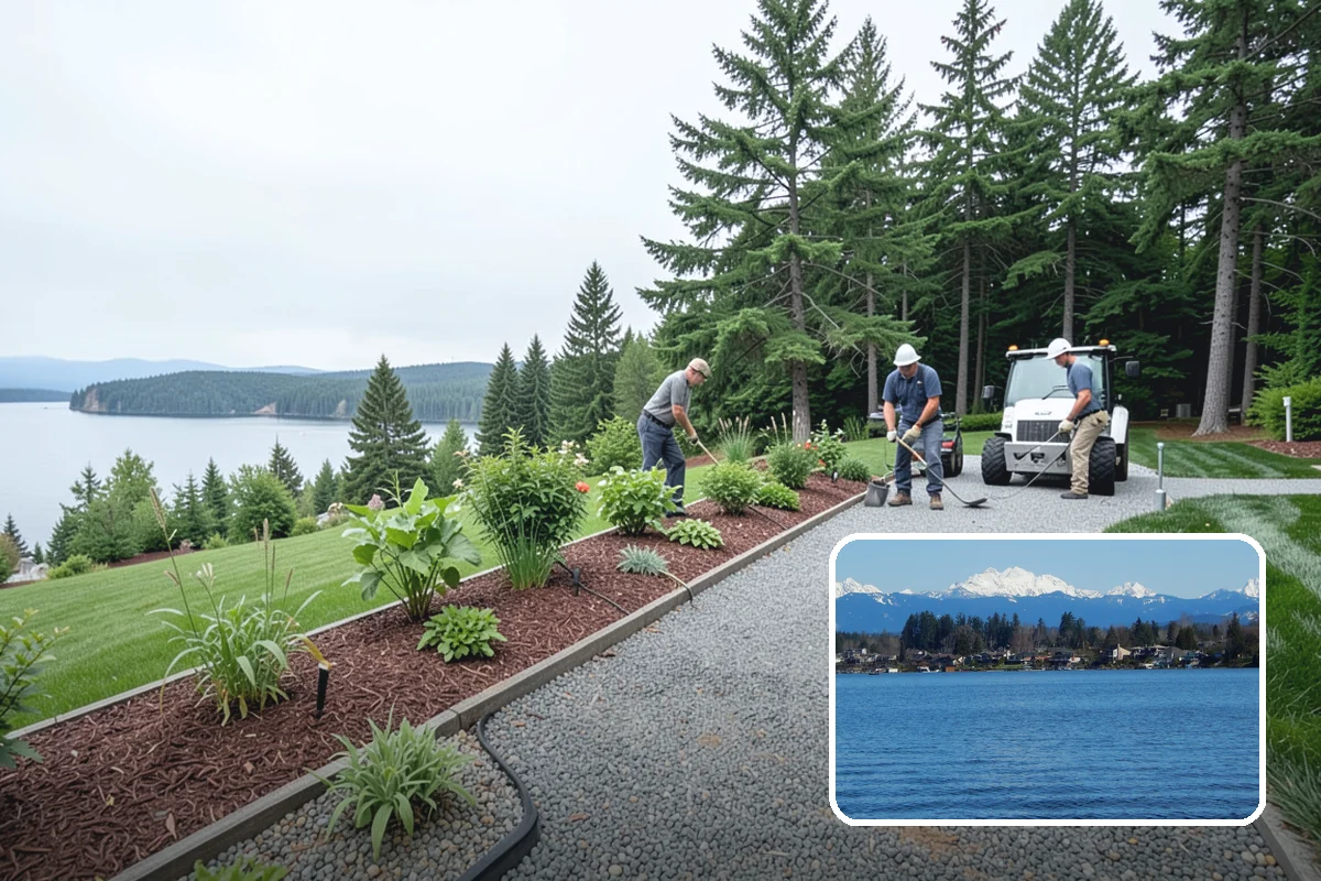 Brick Retaining Wall in Lake Stevens, Snohomish County, WA - Elegant, traditional curb appeal