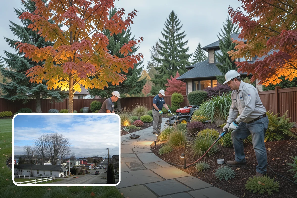 Brick Retaining Wall in Langley, Island County, WA - Elegant, traditional curb appeal