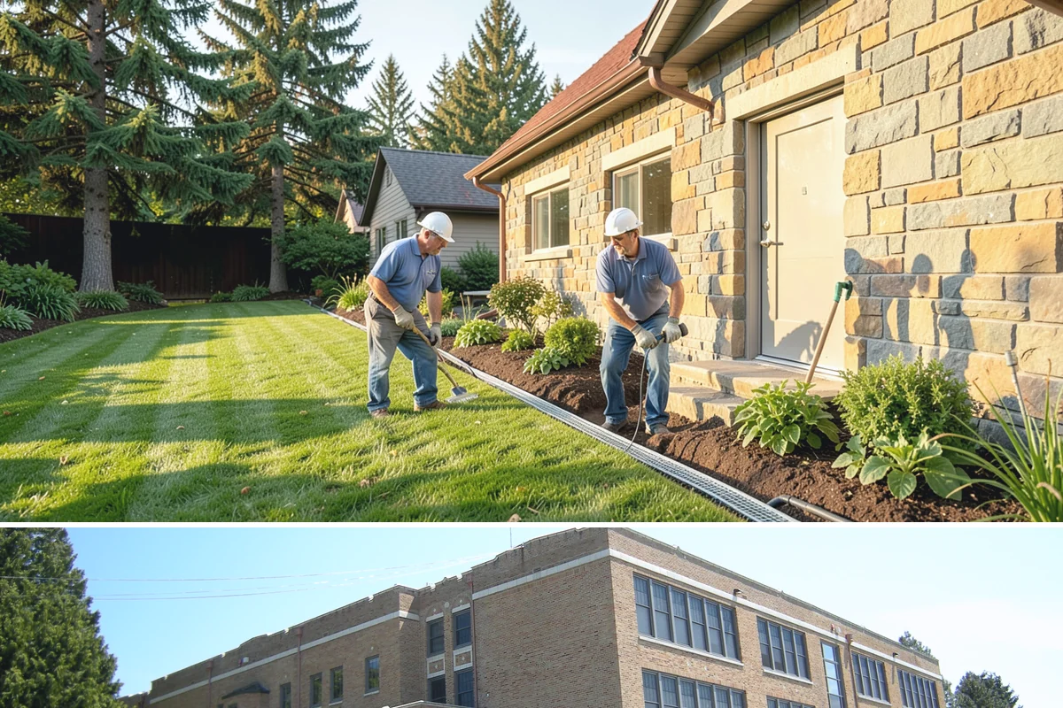 Brick Retaining Wall in Maple Valley, King County, WA - Best built in the drier spring and summer months so mortar cures reliably before the heavy Western Washington rains return.