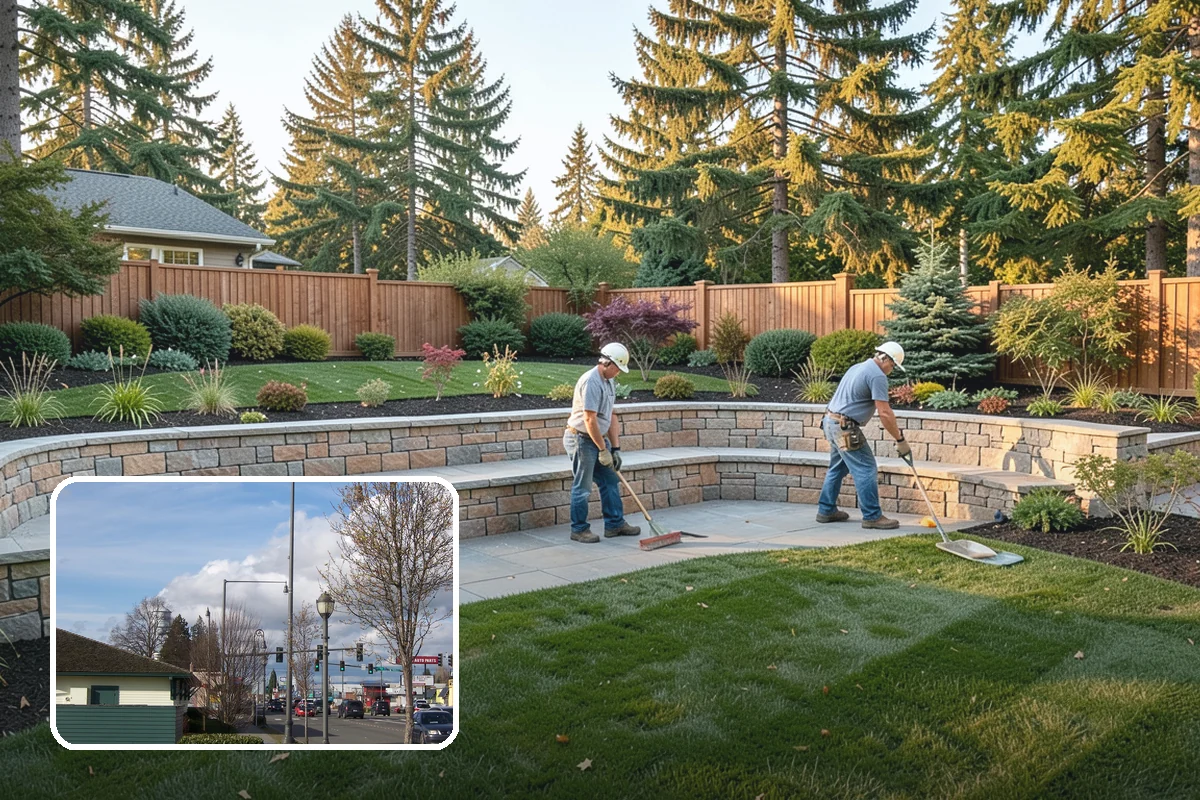 Brick Retaining Wall in Marysville, Snohomish County, WA - Elegant, traditional curb appeal