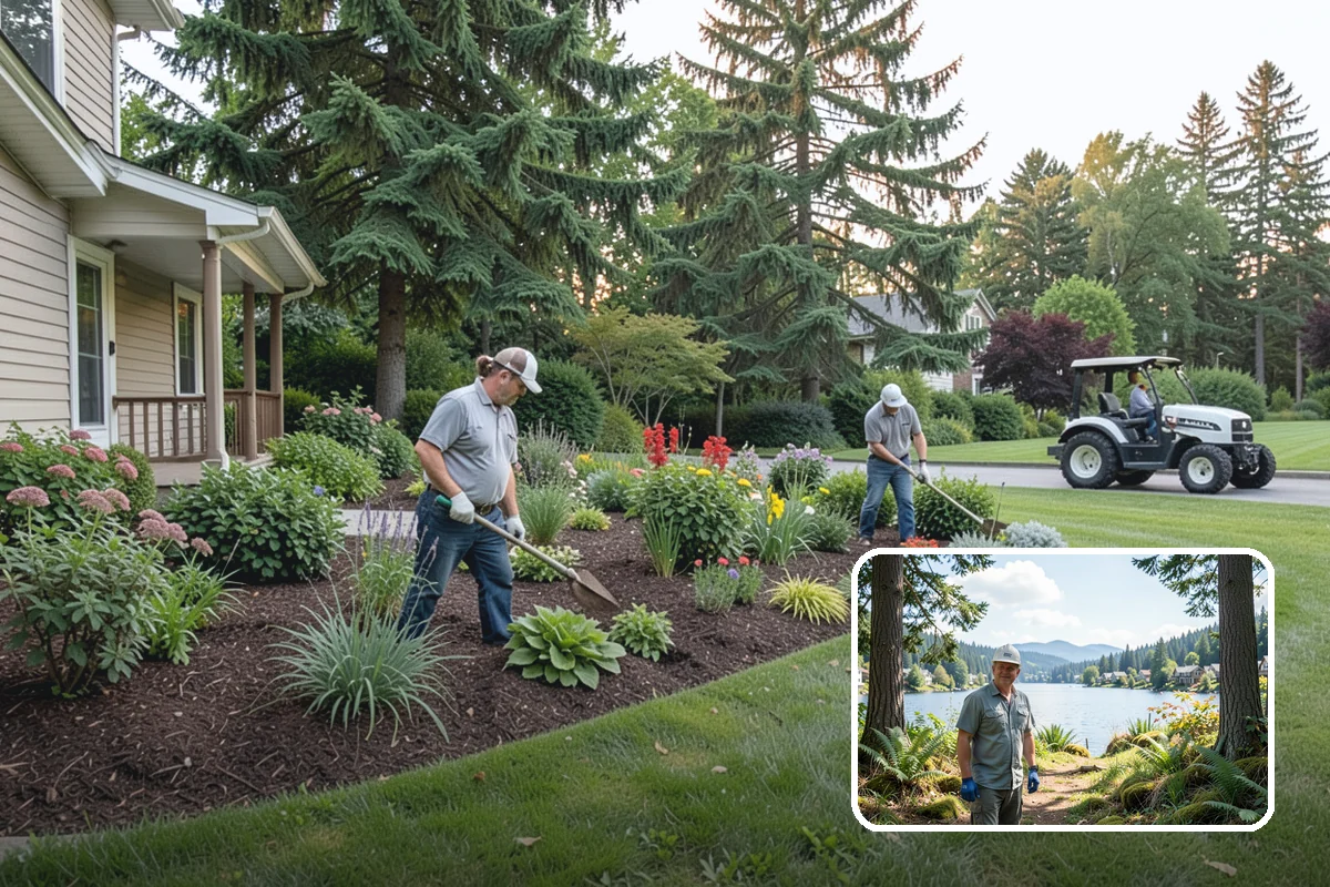 Brick Retaining Wall in Milton, King County, WA - Elegant, traditional curb appeal
