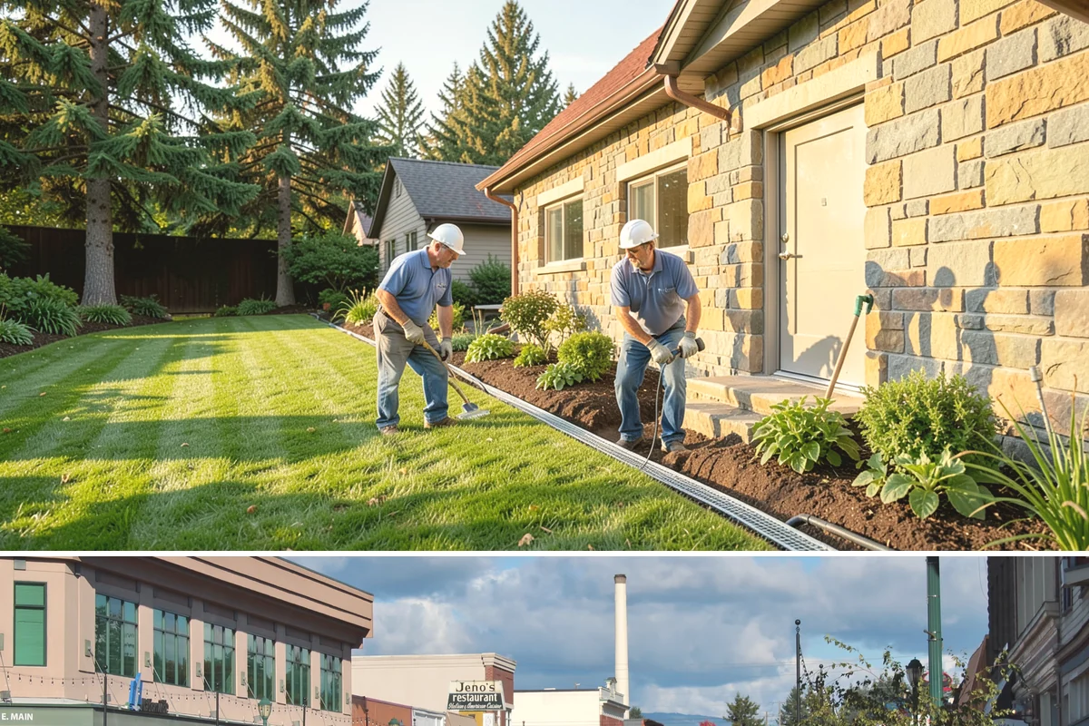 Brick Retaining Wall in Monroe, Snohomish County, WA - Best built in the drier spring and summer months so mortar cures reliably before the heavy Western Washington rains return.