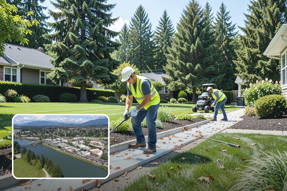 Brick Retaining Wall in Mount Vernon, Skagit County, WA - Elegant, traditional curb appeal