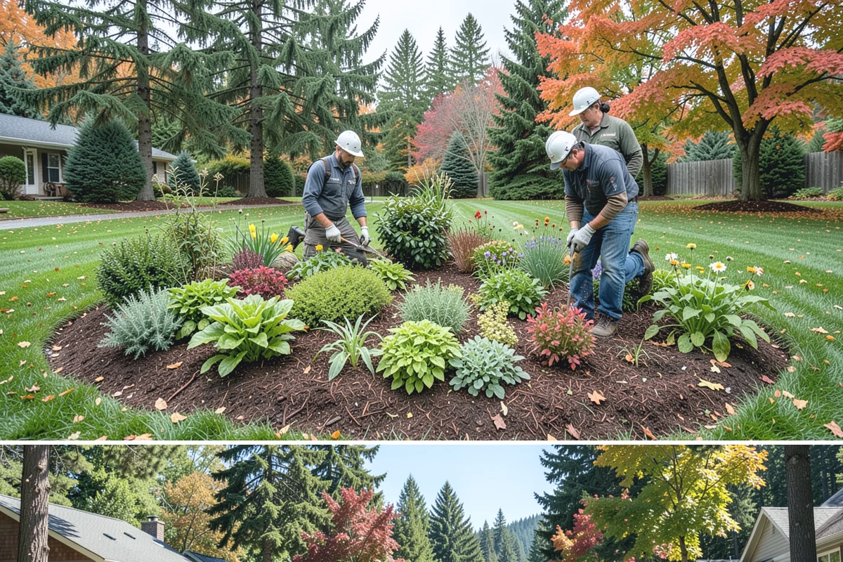 Brick Retaining Wall in Orting, Pierce County, WA - Best built in the drier spring and summer months so mortar cures reliably before the heavy Western Washington rains return.