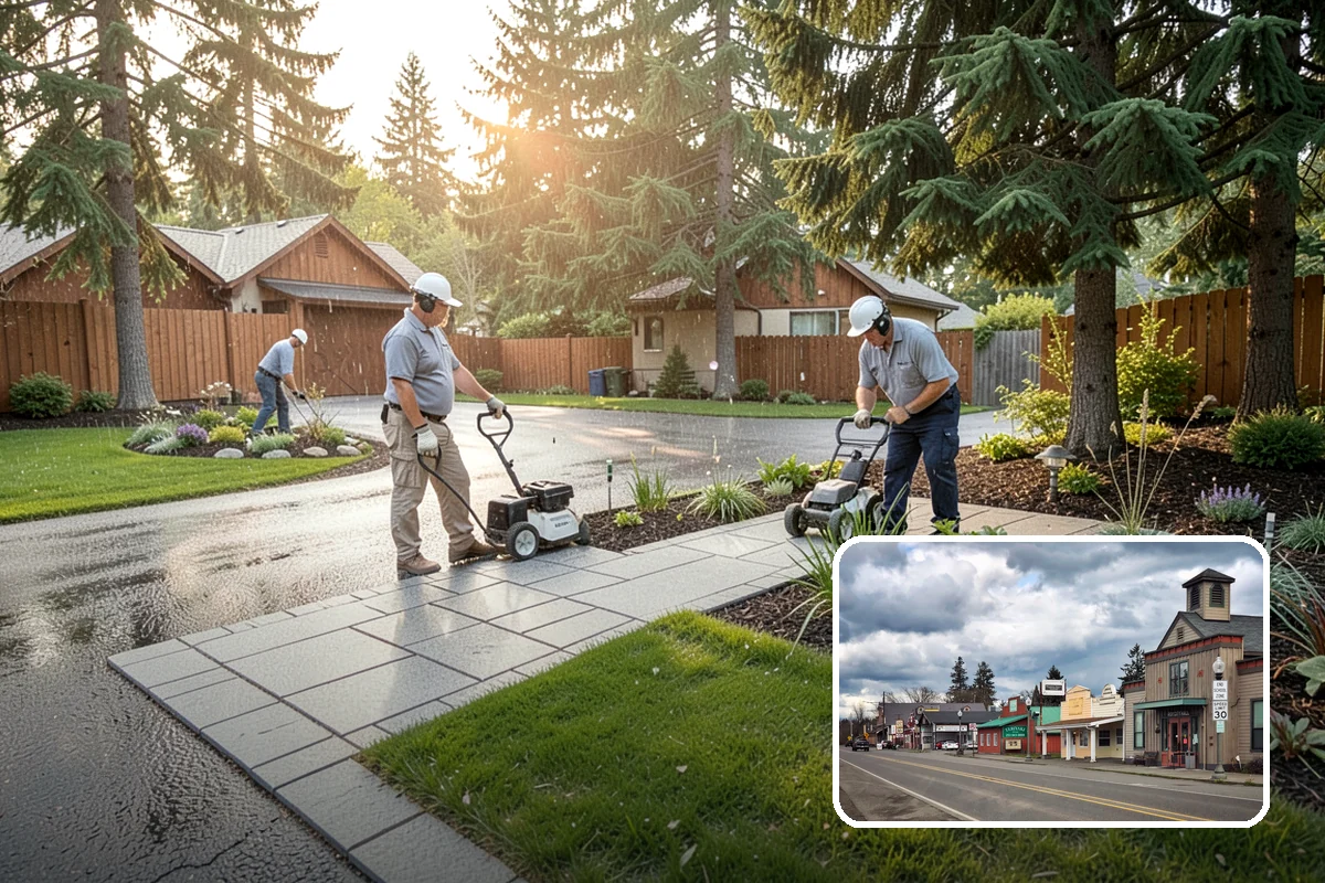 Brick Retaining Wall in Roy, Pierce County, WA - Elegant, traditional curb appeal