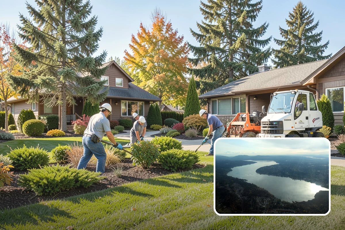 Brick Retaining Wall in Sammamish, King County, WA - Elegant, traditional curb appeal
