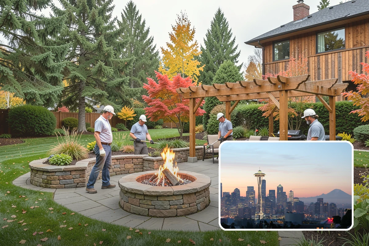 Brick Retaining Wall in Seattle, King County, WA - Elegant, traditional curb appeal