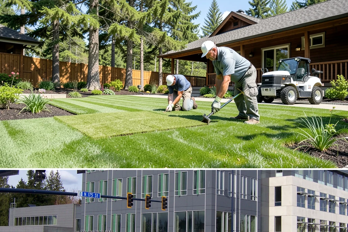 Brick Retaining Wall in Shoreline, King County, WA - Best built in the drier spring and summer months so mortar cures reliably before the heavy Western Washington rains return.