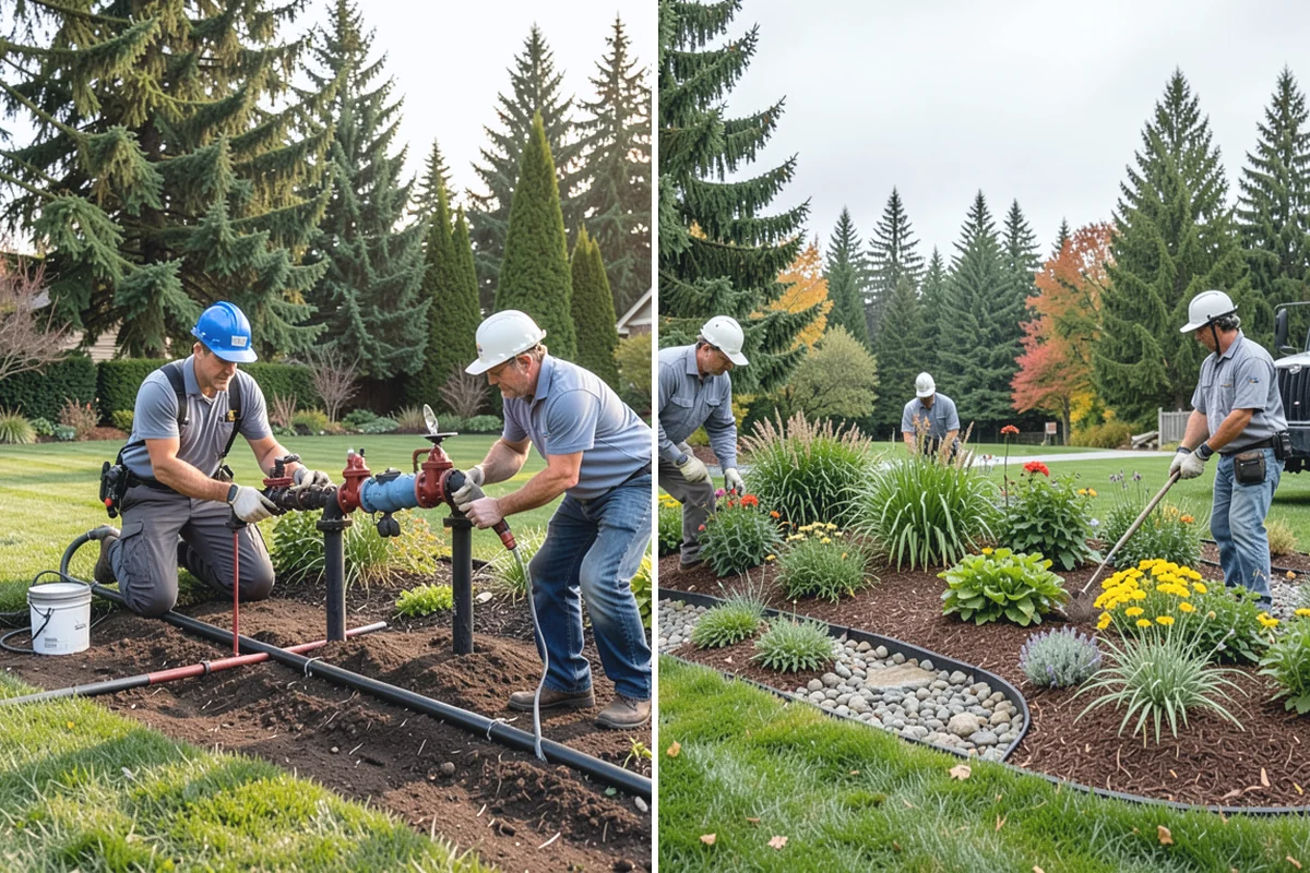 Brick Retaining Wall in South Prairie, Pierce County, WA - Excavate and pour a reinforced concrete footing