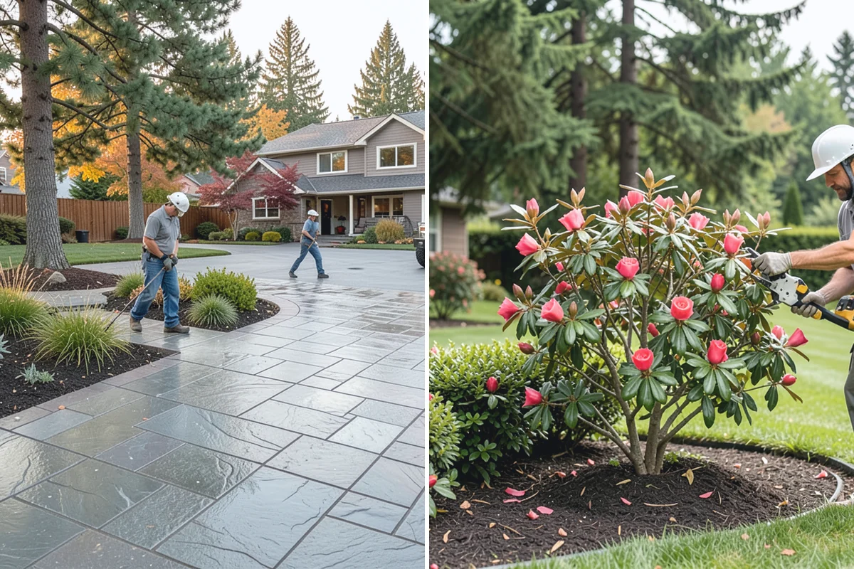 Brick Retaining Wall in Sumner, Pierce County, WA - Excavate and pour a reinforced concrete footing