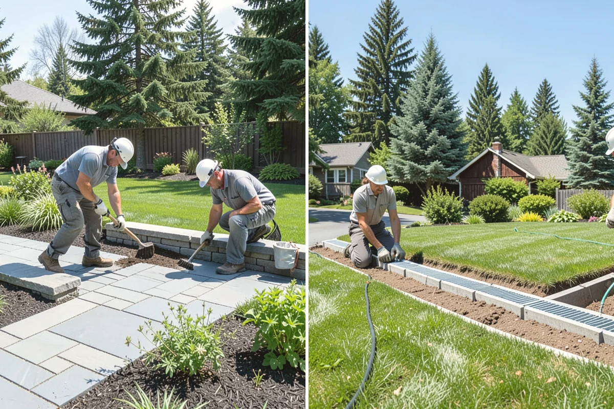 Brick Retaining Wall in Tukwila, King County, WA - Excavate and pour a reinforced concrete footing
