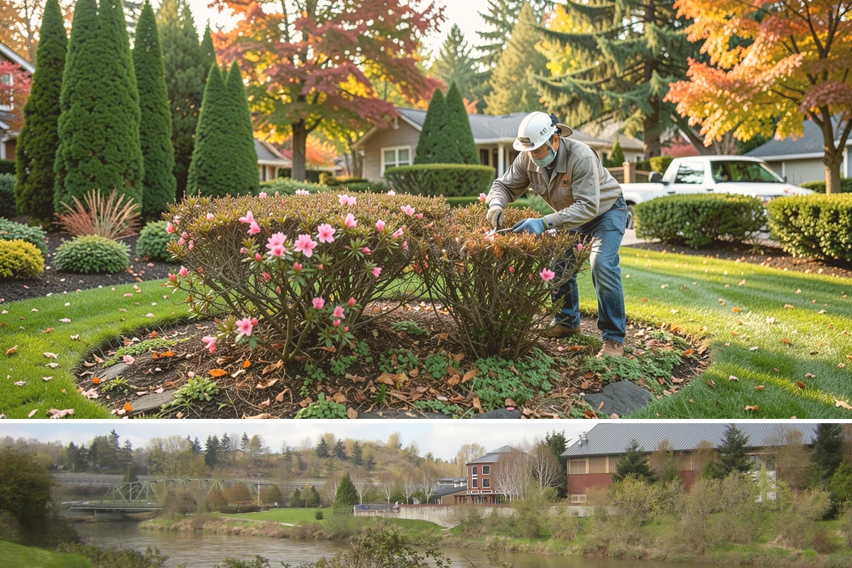 Brick Retaining Wall in Tukwila, King County, WA - Best built in the drier spring and summer months so mortar cures reliably before the heavy Western Washington rains return.