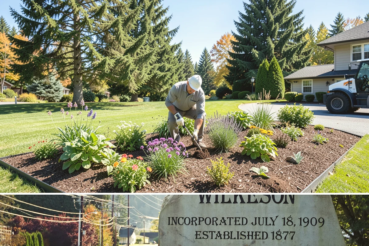 Brick Retaining Wall in Wilkeson, Pierce County, WA - Best built in the drier spring and summer months so mortar cures reliably before the heavy Western Washington rains return.
