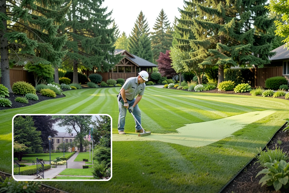 Brick Retaining Wall in Woodinville, King County, WA - Elegant, traditional curb appeal