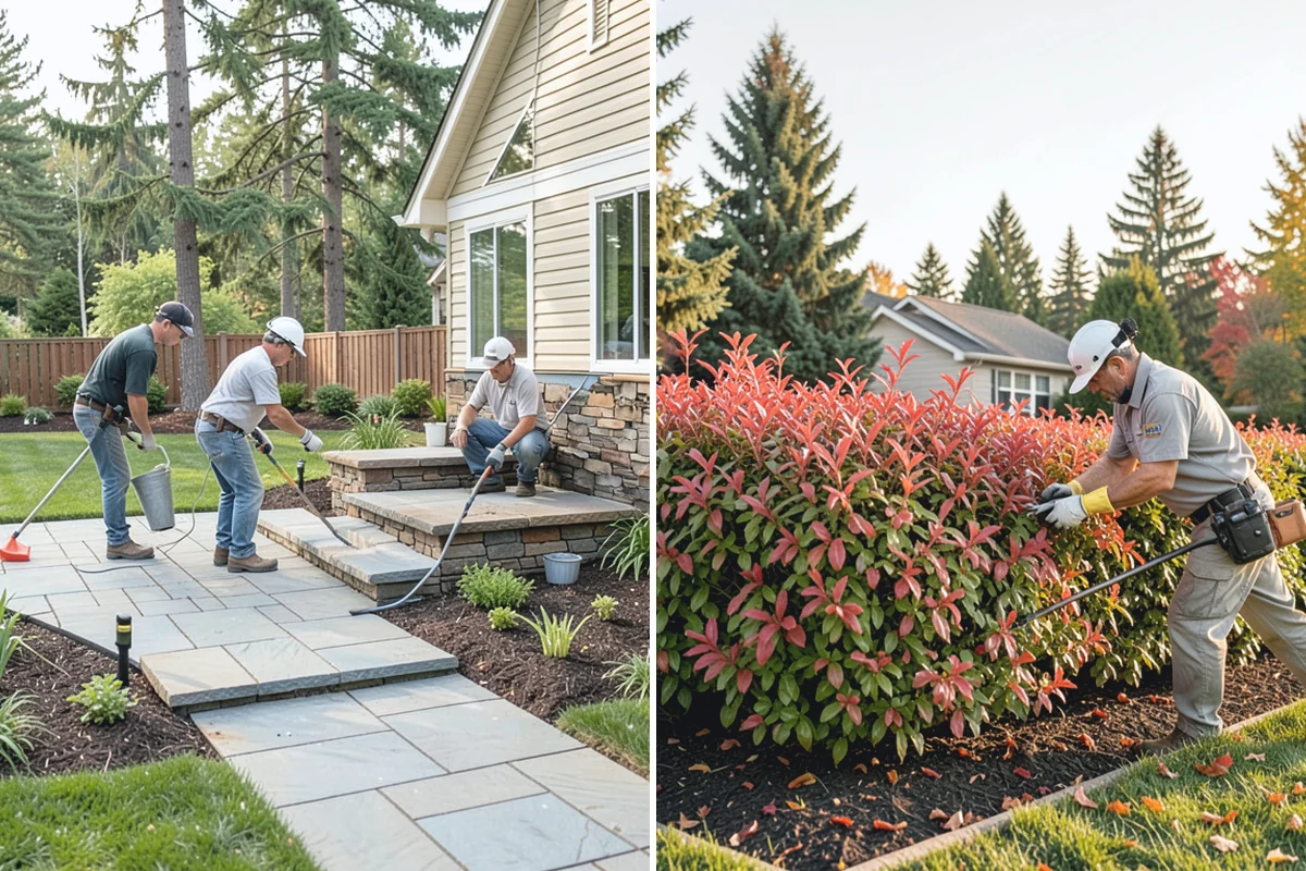Brick Retaining Wall in Woodinville, King County, WA - Excavate and pour a reinforced concrete footing