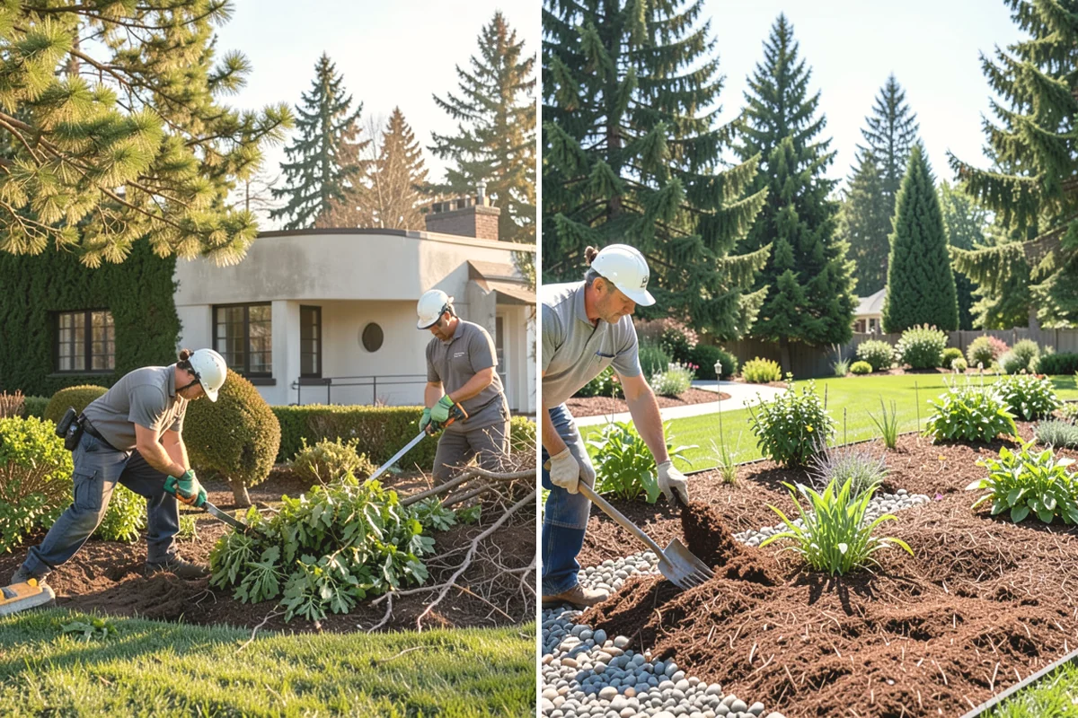 Brick Retaining Wall in Yarrow Point, King County, WA - Excavate and pour a reinforced concrete footing